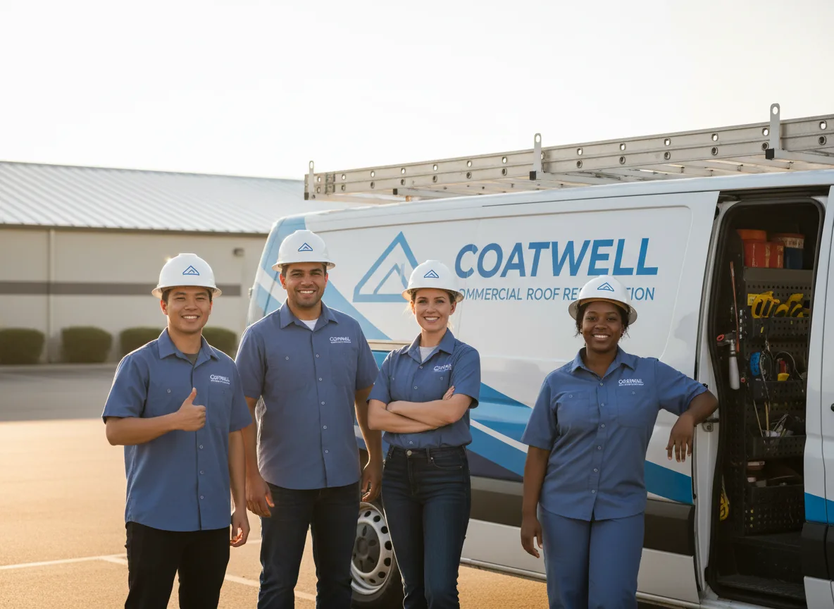 Commercial roof coating company in Bonduel, WI